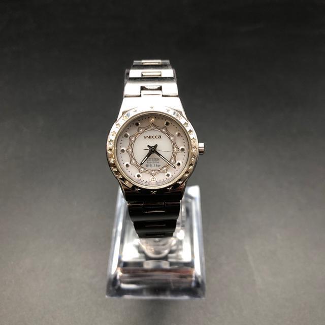 即決 wicca ウィッカ ソーラー 腕時計 E031-S040850 < ブランド  即決 wicca ウィッカ ソーラー 腕時計 E031-S040850 < ブランドの