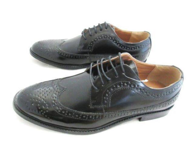 1円~C434新品LASSU&FRISSウィングチップ/メダリオン外羽根26.5a黒♂ < 男性ファッション 1円~C434新品LASSU&FRISSウィングチップ/メダリオン外羽根26.5a黒♂ < 男性ファッションの