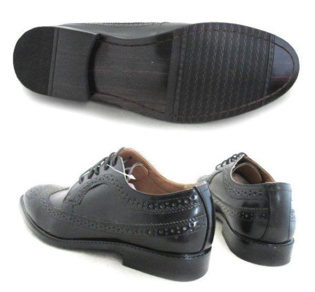 1円~C434新品LASSU&FRISSウィングチップ/メダリオン外羽根26.5a黒♂ < 男性ファッション 1円~C434新品LASSU&FRISSウィングチップ/メダリオン外羽根26.5a黒♂ < 男性ファッションの