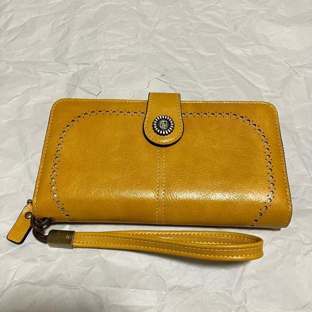 【保管未使用】【ノーブランド扱い】 大人可愛いマスタードイエロー 長財布 < 女性ファッション 【保管未使用】【ノーブランド扱い】 大人可愛いマスタードイエロー 長財布 < 女性ファッションの