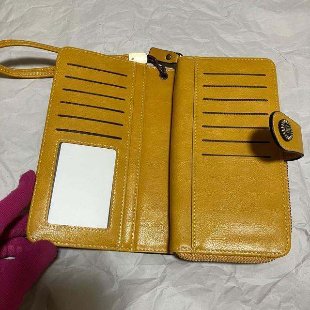 【保管未使用】【ノーブランド扱い】 大人可愛いマスタードイエロー 長財布 < 女性ファッション 【保管未使用】【ノーブランド扱い】 大人可愛いマスタードイエロー 長財布 < 女性ファッションの