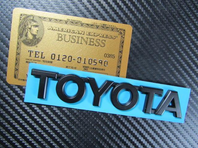 ●TOYOTA トヨタ ABS製 抜き文字タイプ MAD BLACK エンブレム新品! < 自動車/バイク ●TOYOTA トヨタ ABS製 抜き文字タイプ MAD BLACK エンブレム新品! < 自動車/バイク