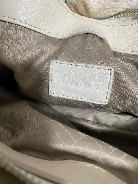【良品】COLE HAAN コールハーン レザー トートバッグ アイボリー 白 < ブランド  【良品】COLE HAAN コールハーン レザー トートバッグ アイボリー 白 < ブランドの