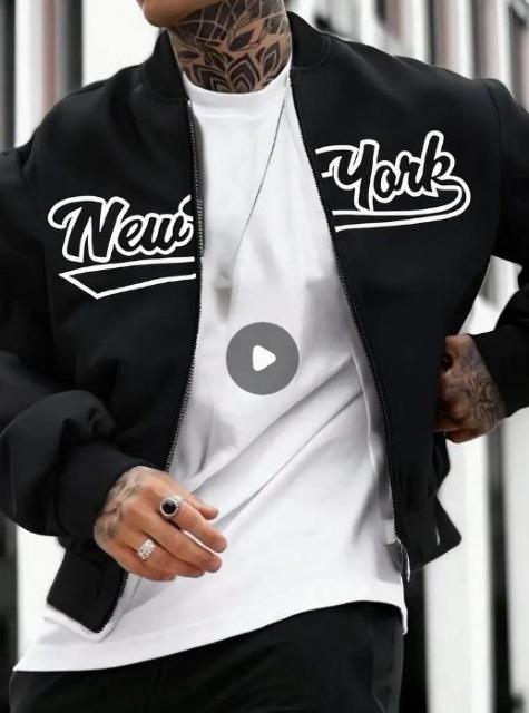 超お買い得2490円★メンズ&レディース ベースボールジャケット  ニューヨーク文字入り USAサイズM(日本サイズXL相当) < 男性ファッション  超お買い得2490円★メンズ&レディース ベースボールジャケット  ニューヨーク文字入り USAサイズM(日本サイズXL相当) < 男性ファッションの