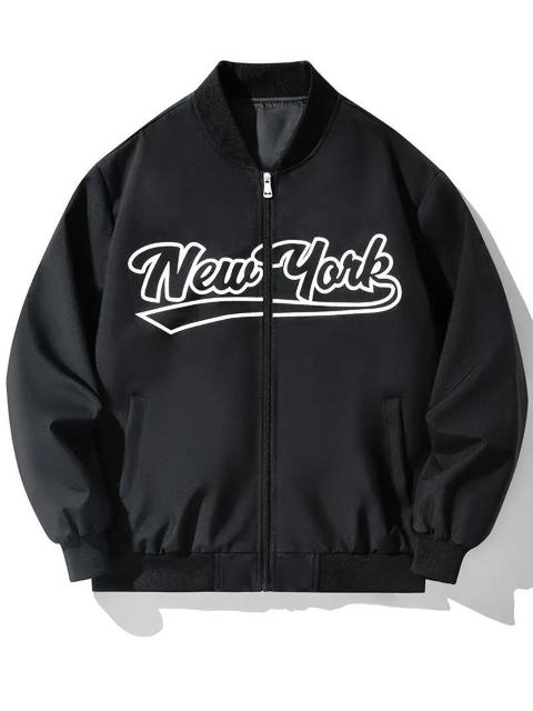 超お買い得2490円★メンズ&レディース ベースボールジャケット  ニューヨーク文字入り USAサイズM(日本サイズXL相当) < 男性ファッション  超お買い得2490円★メンズ&レディース ベースボールジャケット  ニューヨーク文字入り USAサイズM(日本サイズXL相当) < 男性ファッションの