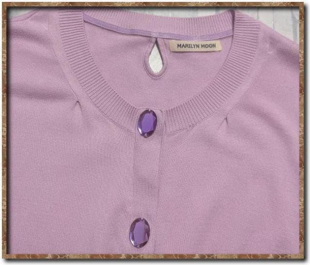 マリリンムーン カットカーディガン 薄ピンク < 女性ファッション マリリンムーン カットカーディガン 薄ピンク < 女性ファッションの