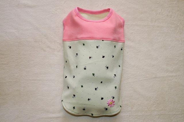 ヨーク切替プリントノースリーブT胴40cmダックス用(薄緑) < ペット/手芸/園芸  ヨーク切替プリントノースリーブT胴40cmダックス用(薄緑) < ペット/手芸/園芸の