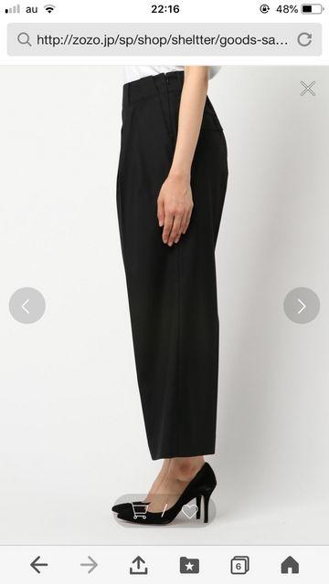 PEGGY LANA(ペギーラナ)タッグワイドパンツ★今期★新品 < ブランド  PEGGY LANA(ペギーラナ)タッグワイドパンツ★今期★新品 < ブランドの