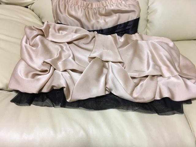 ◆シャンパンゴールドのサテンドレス11号 < 女性ファッション  ◆シャンパンゴールドのサテンドレス11号 < 女性ファッションの