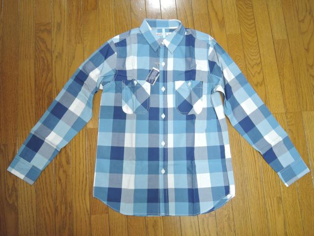 新品 ガイジンメイド GAIJIN MADE インディゴ染 チェックシャツ S 青系 長袖 薄手 ハリランHRM < ブランド 新品 ガイジンメイド GAIJIN MADE インディゴ染 チェックシャツ S 青系 長袖 薄手 ハリランHRM < ブランドの