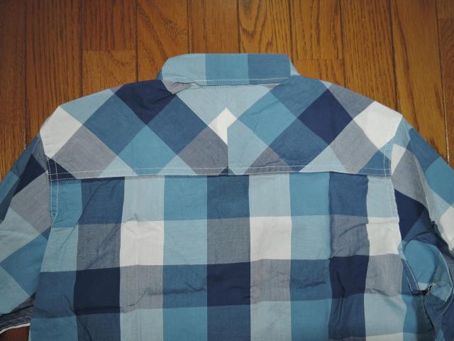 新品 ガイジンメイド GAIJIN MADE インディゴ染 チェックシャツ S 青系 長袖 薄手 ハリランHRM < ブランド 新品 ガイジンメイド GAIJIN MADE インディゴ染 チェックシャツ S 青系 長袖 薄手 ハリランHRM < ブランドの