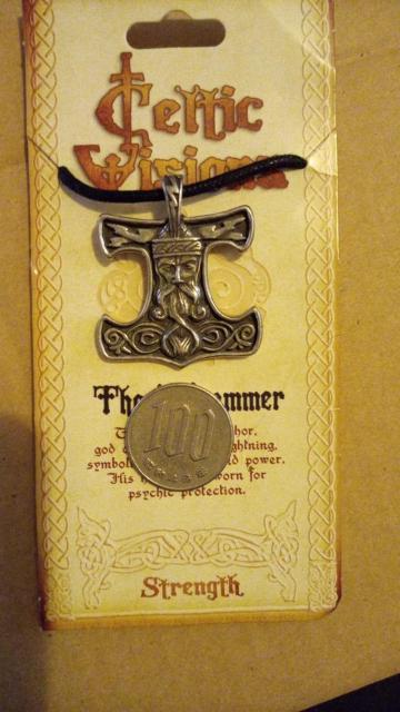 AzureGreen: THOR'S HAMMER pendant 雷神トール < 女性アクセサリー/時計  AzureGreen: THOR'S HAMMER pendant 雷神トール < 女性アクセサリー/時計の
