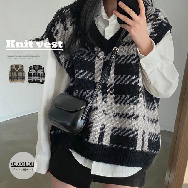 送料無料 新品 ニットベスト レディース ニットジレ秋冬 < 女性ファッション  送料無料 新品 ニットベスト レディース ニットジレ秋冬  < 女性ファッションの