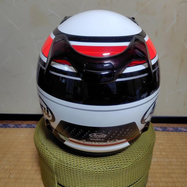 アライ D-perf フルフェイスヘルメット ホワイト/レッド サイズ S < 自動車/バイク アライ D-perf フルフェイスヘルメット ホワイト/レッド サイズ S < 自動車/バイク