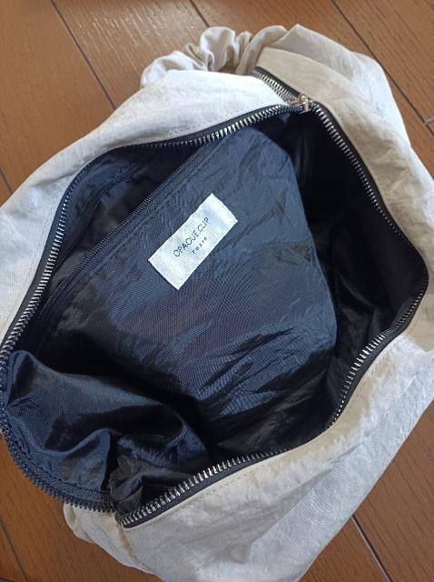 OPAQUE.CLIP★しなやか柔らかシャカカシャ素材バッグ★新品同様★素敵可愛い★オペークドットクリップ★ < 女性ファッション OPAQUE.CLIP★しなやか柔らかシャカカシャ素材バッグ★新品同様★素敵可愛い★オペークドットクリップ★ < 女性ファッションの