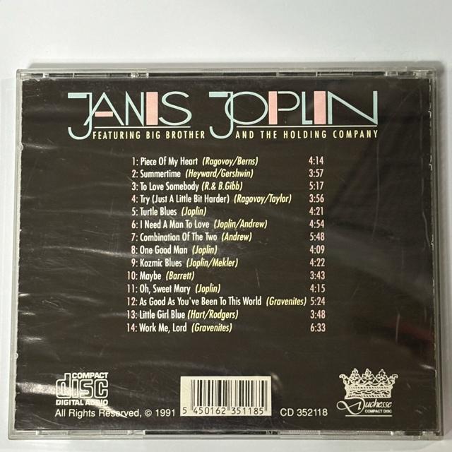 Janis Joplin / Janis Joplin Feat.Big Bro < CD/DVD/ビデオ  Janis Joplin / Janis Joplin Feat.Big Bro < CD/DVD/ビデオの