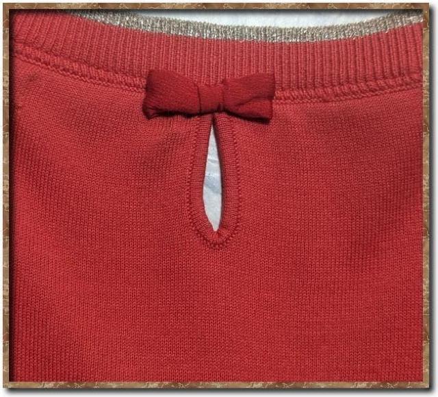 マリリンムーン 水玉カットカーディガン 朱色 < 女性ファッション マリリンムーン 水玉カットカーディガン 朱色 < 女性ファッションの