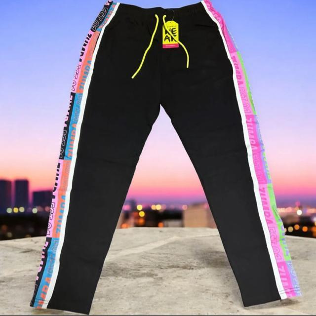 ZUMBA �S���R�t���@�T�C�h���C���X�E�F�b�g�p���c M�T�C�Y �u���b�N �� �����t�@�b�V������ 