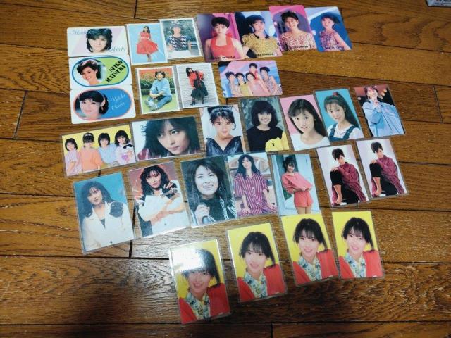 アイドル ラミネートカード ブロマイド 昭和 コレクション 当時物