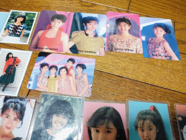 アイドル ラミネートカード ブロマイド 昭和 コレクション 当時物