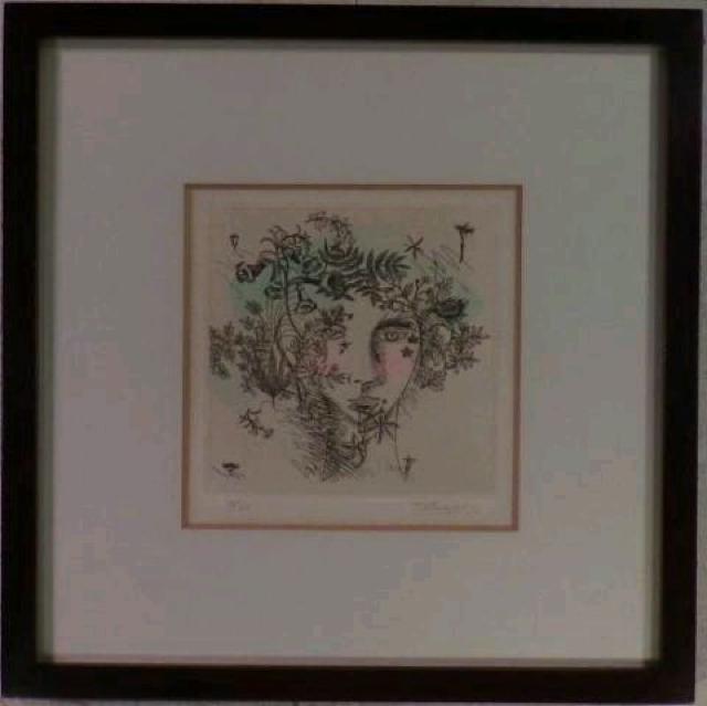 絵画 銅板画 石踊達哉『花の誘惑』限定:50 真作保証 < ホビー  絵画 銅板画 石踊達哉『花の誘惑』限定:50 真作保証  < ホビーの
