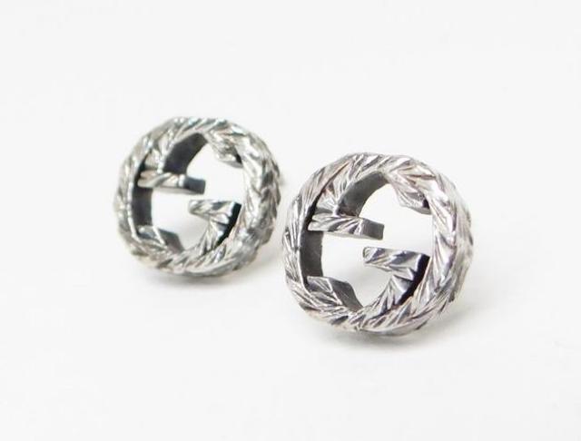 GUCCI グッチ インターロッキングG ピアス SV925 シルバー【送料無料】 < ブランド GUCCI グッチ インターロッキングG ピアス SV925 シルバー【送料無料】 < ブランドの