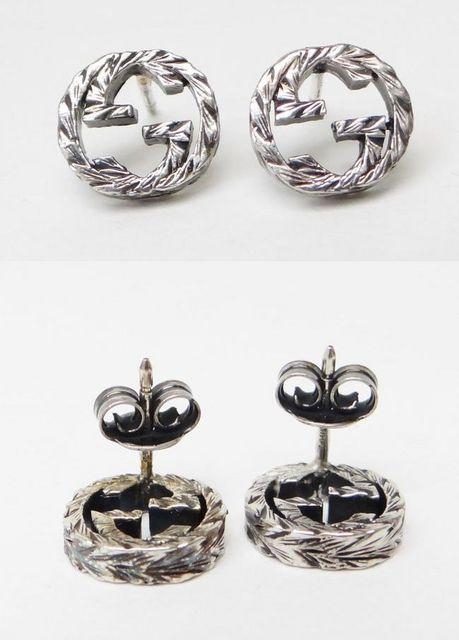 GUCCI グッチ インターロッキングG ピアス SV925 シルバー【送料無料】 < ブランド GUCCI グッチ インターロッキングG ピアス SV925 シルバー【送料無料】 < ブランドの