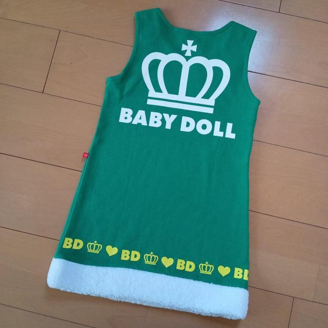 新品ボア付ジャンパースカート110緑ベビードールBABYDOLLベビド < ブランド  新品ボア付ジャンパースカート110緑ベビードールBABYDOLLベビド  < ブランドの