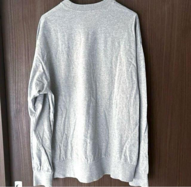 HEAVYWEIGHT COLLECTIONS Rib Long Sleeve T-shirt グレー M Tシャツ < 男性ファッション  HEAVYWEIGHT COLLECTIONS Rib Long Sleeve T-shirt グレー M Tシャツ < 男性ファッションの
