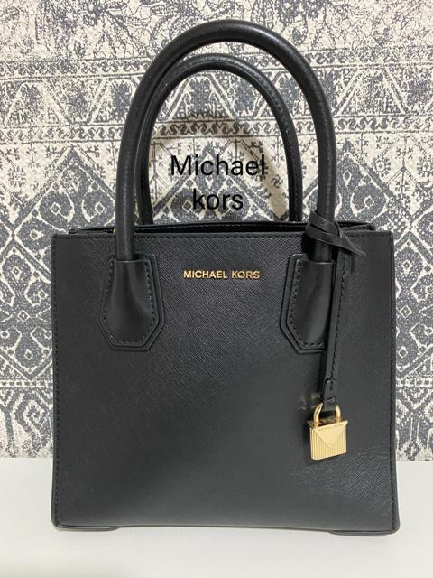 【美品】MICHAEL KORS マイケルコース レザー ハンドバッグ ブラック < ブランド  【美品】MICHAEL KORS マイケルコース レザー ハンドバッグ ブラック  < ブランドの