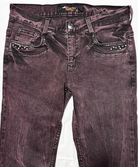 新品 近い 美品 CLOUD72 スタッズ 加工 デニム 32 ジーンズ Y2K ロック シルバー アクセサリー お兄限定 V系 < 男性ファッション  新品 近い 美品 CLOUD72 スタッズ 加工 デニム 32 ジーンズ Y2K ロック シルバー アクセサリー お兄限定 V系 < 男性ファッションの
