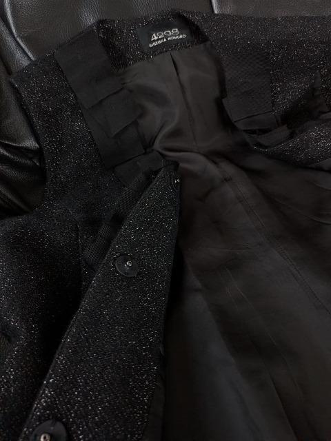 4298シズカコムロ/コムロシズカ/シヅカコムロ/コムロシヅカグログラン襟豪華クリスタルビジュー付ロングジレ/ロングベスト/黒 < ブランド 4298シズカコムロ/コムロシズカ/シヅカコムロ/コムロシヅカグログラン襟豪華クリスタルビジュー付ロングジレ/ロングベスト/黒 < ブランドの