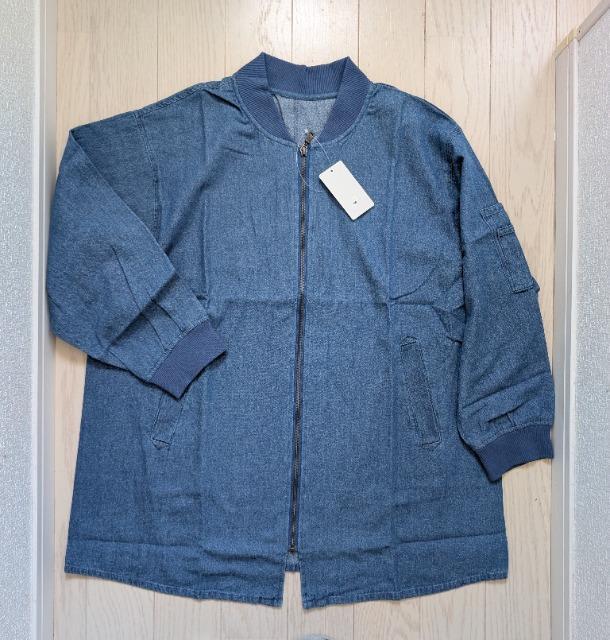 3L★pattok★ライトデニムロング丈MA-1ブルゾン★新品★送料無料 < 女性ファッション 3L★pattok★ライトデニムロング丈MA-1ブルゾン★新品★送料無料 < 女性ファッションの