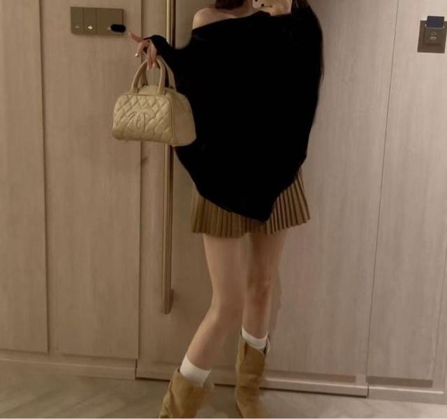 ゆったり ニット ドルマン セーター 裾不規則 ブラック 大きいサイズ < 女性ファッション ゆったり ニット ドルマン セーター 裾不規則 ブラック 大きいサイズ < 女性ファッションの