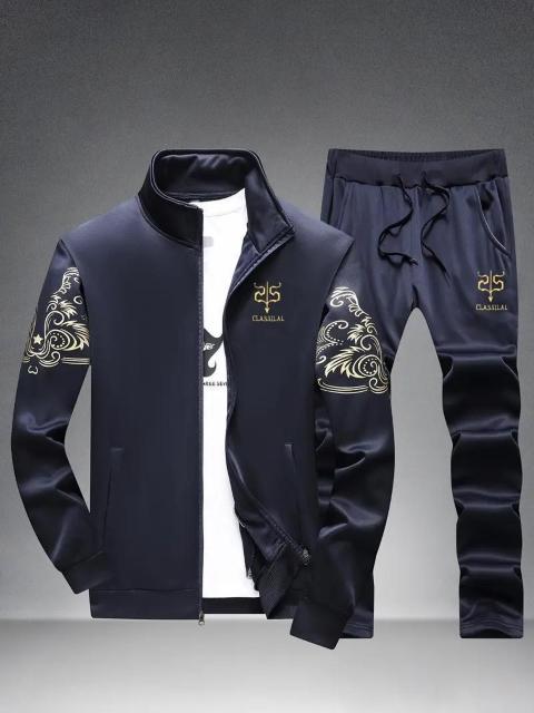 爆ヤス価格3090円★春秋スタイル メンズ ジッパーオープン スポーツスーツ USAサイズM(日本サイズXL相当)ブルーライン < 男性ファッション 爆ヤス価格3090円★春秋スタイル メンズ ジッパーオープン スポーツスーツ USAサイズM(日本サイズXL相当)ブルーライン < 男性ファッションの