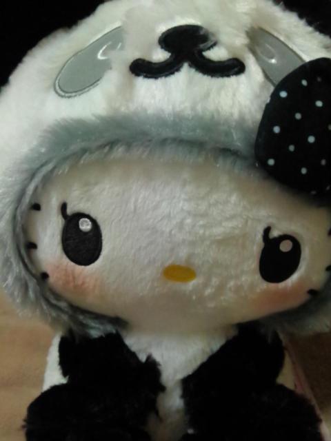 ■パンダ ハローキティ テキスタイルリボンBIGぬいぐるみ■ < おもちゃ ■パンダ ハローキティ テキスタイルリボンBIGぬいぐるみ■ < おもちゃの