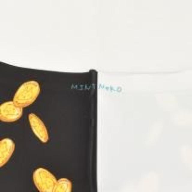 MINTNeko。ネココイン&ボーダー柄タイツ。ブラック&ホワイト < ブランド MINTNeko。ネココイン&ボーダー柄タイツ。ブラック&ホワイト < ブランドの