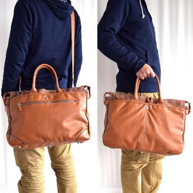 ショルダーベルト付き 2Way トートバッグCM < 男性ファッション  ショルダーベルト付き 2Way トートバッグCM < 男性ファッションの