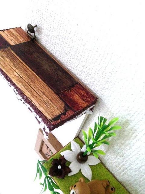 2段式  ウォールシェルフ キーフックやアクセサリーかけ < インテリア/ライフ  2段式  ウォールシェルフ キーフックやアクセサリーかけ < インテリア/ライフの