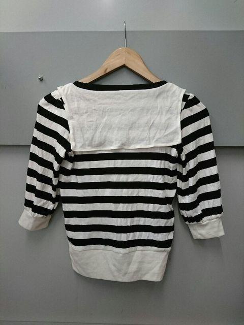 one spo☆ボーダー七分袖カーディガン < ブランド one spo☆ボーダー七分袖カーディガン < ブランドの