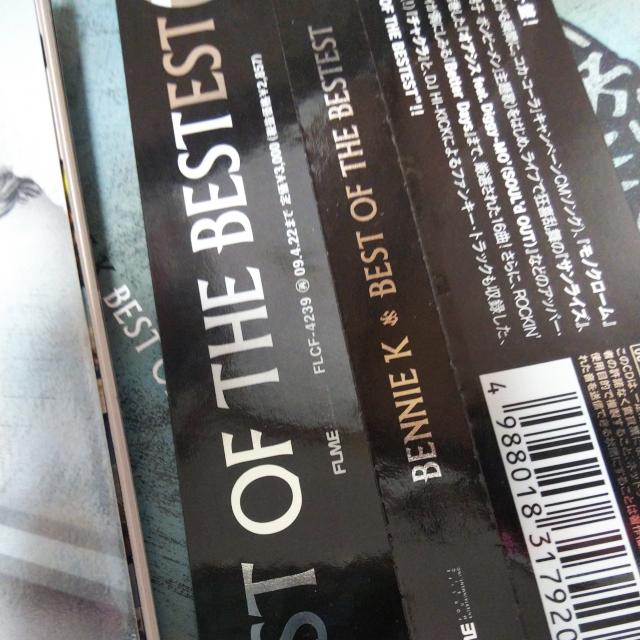 ベストCD BENNIE K BEST OF THE BESTEST 帯あり ベニー・ケー < タレントグッズ  ベストCD BENNIE K BEST OF THE BESTEST 帯あり ベニー・ケー < タレントグッズの