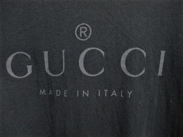 ☆GUCCI グッチ プリント ロゴ Tシャツ 半袖/メンズ/L☆ブラック☆国内正規品 < ブランド  ☆GUCCI グッチ プリント ロゴ Tシャツ 半袖/メンズ/L☆ブラック☆国内正規品 < ブランドの