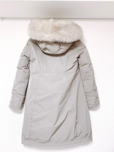 WOOLRICHIENABOWBRIDGEウールリッチイエナコラボ別注グレージュグレーベージュダウンコートフォックスファーFOX < ブランド WOOLRICHIENABOWBRIDGEウールリッチイエナコラボ別注グレージュグレーベージュダウンコートフォックスファーFOX < ブランドの