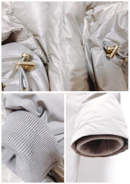 WOOLRICHIENABOWBRIDGEウールリッチイエナコラボ別注グレージュグレーベージュダウンコートフォックスファーFOX < ブランド WOOLRICHIENABOWBRIDGEウールリッチイエナコラボ別注グレージュグレーベージュダウンコートフォックスファーFOX < ブランドの