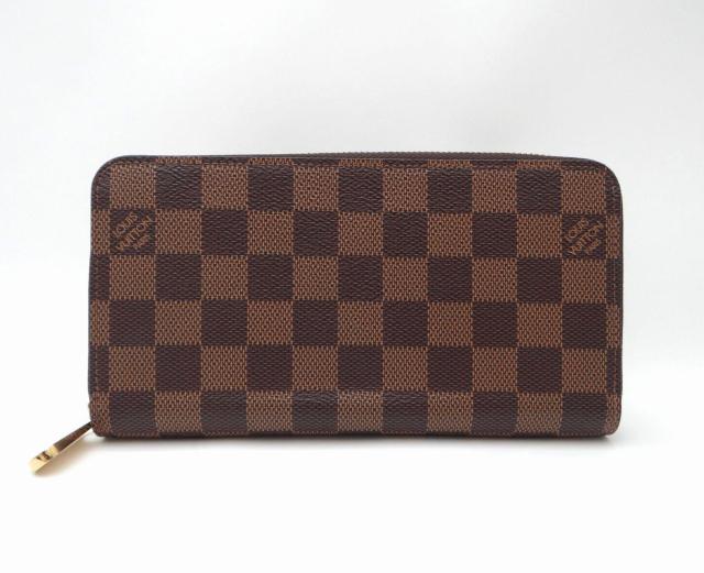 LOUIS VUITTON ルイヴィトン N41661 ダミエ・エベヌ ジッピー・ウォレット ラウンドファスナー長財布<USED> < ブランド LOUIS VUITTON ルイヴィトン N41661 ダミエ・エベヌ ジッピー・ウォレット ラウンドファスナー長財布<USED> < ブランドの