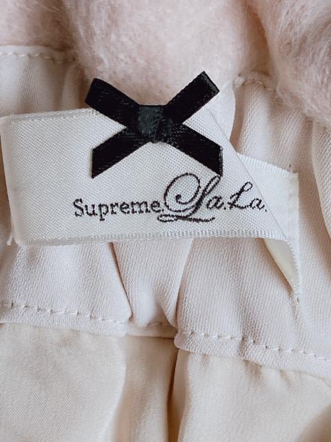 Supreme La la Aライン ウエストベルト付き ファー 膝丈 スカート N2m < 女性ファッション  Supreme La la Aライン ウエストベルト付き ファー 膝丈 スカート N2m < 女性ファッションの