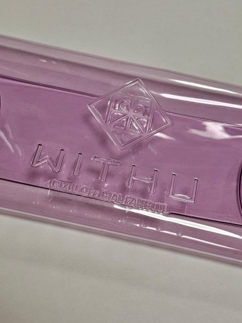 NiZiU ファンクラブ限定 クリアポーチ  ペンケース 紫 WITHU 韓国 < タレントグッズ  NiZiU ファンクラブ限定 クリアポーチ  ペンケース 紫 WITHU 韓国 < タレントグッズの