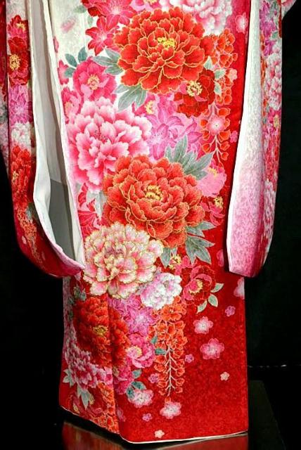 【最高峰】新品同様 金彩 銀通し シシュウ 笹 桜 牡丹 藤 中古振袖・袋帯 身丈168.5cm 裄丈68.5cm T3502 < 女性ファッション  【最高峰】新品同様 金彩 銀通し シシュウ 笹 桜 牡丹 藤 中古振袖・袋帯 身丈168.5cm 裄丈68.5cm T3502 < 女性ファッションの