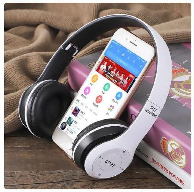 P47 ホワイト ワイヤレスヘッドフォン ヘッドホン ノイズキャンセリングヘッドホンBluetooth 5.0ワイヤレス 180 < 家電/AV  P47 ホワイト ワイヤレスヘッドフォン ヘッドホン ノイズキャンセリングヘッドホンBluetooth 5.0ワイヤレス 180 < 家電/AVの