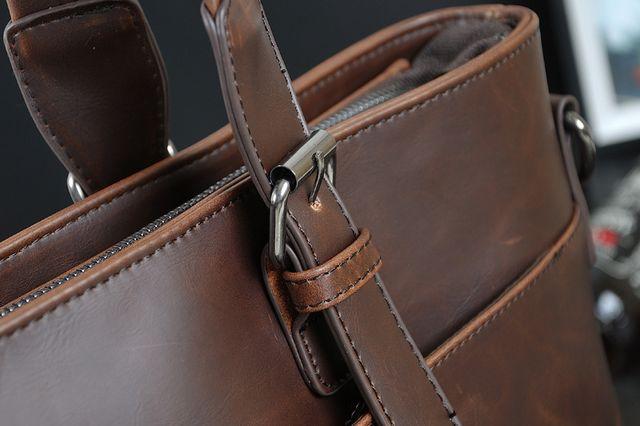 レザー メンズ トートバッグ ショルダーバッグ ブラウン < 男性ファッション レザー メンズ トートバッグ ショルダーバッグ ブラウン < 男性ファッションの